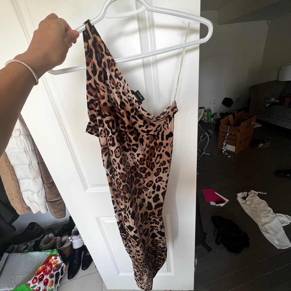 Marciano Cheetah One Shoulder